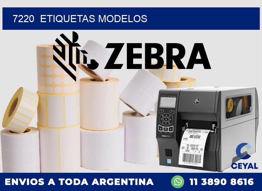 7220  ETIQUETAS MODELOS