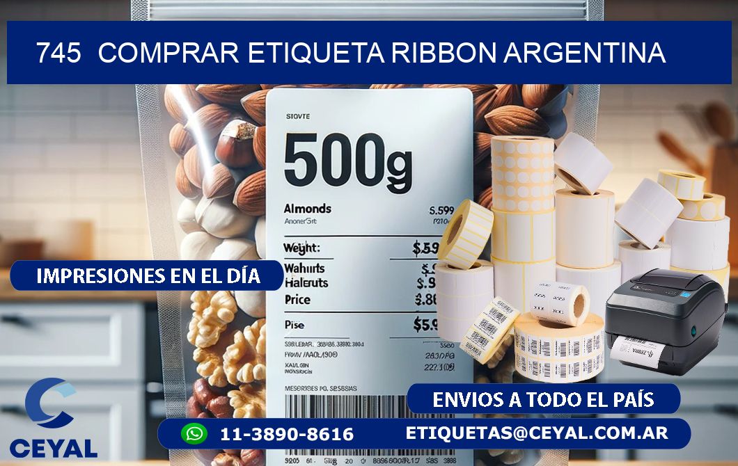 745  COMPRAR ETIQUETA RIBBON ARGENTINA