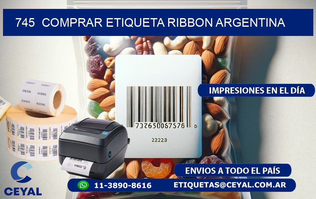 745  COMPRAR ETIQUETA RIBBON ARGENTINA