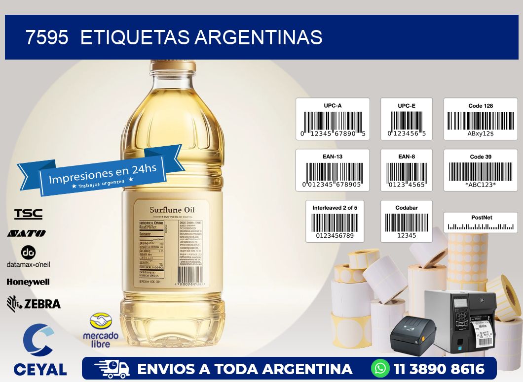 7595  ETIQUETAS ARGENTINAS