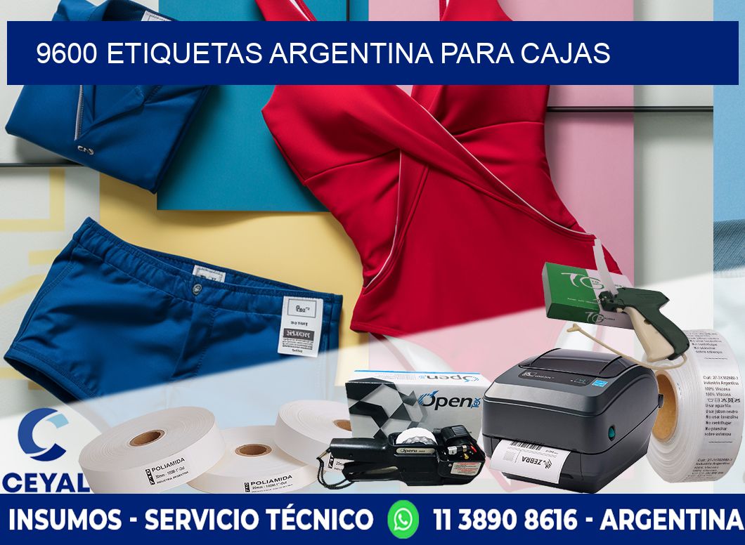 9600 ETIQUETAS ARGENTINA PARA CAJAS