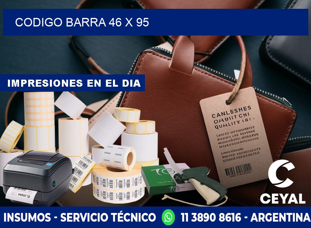 CODIGO BARRA 46 x 95