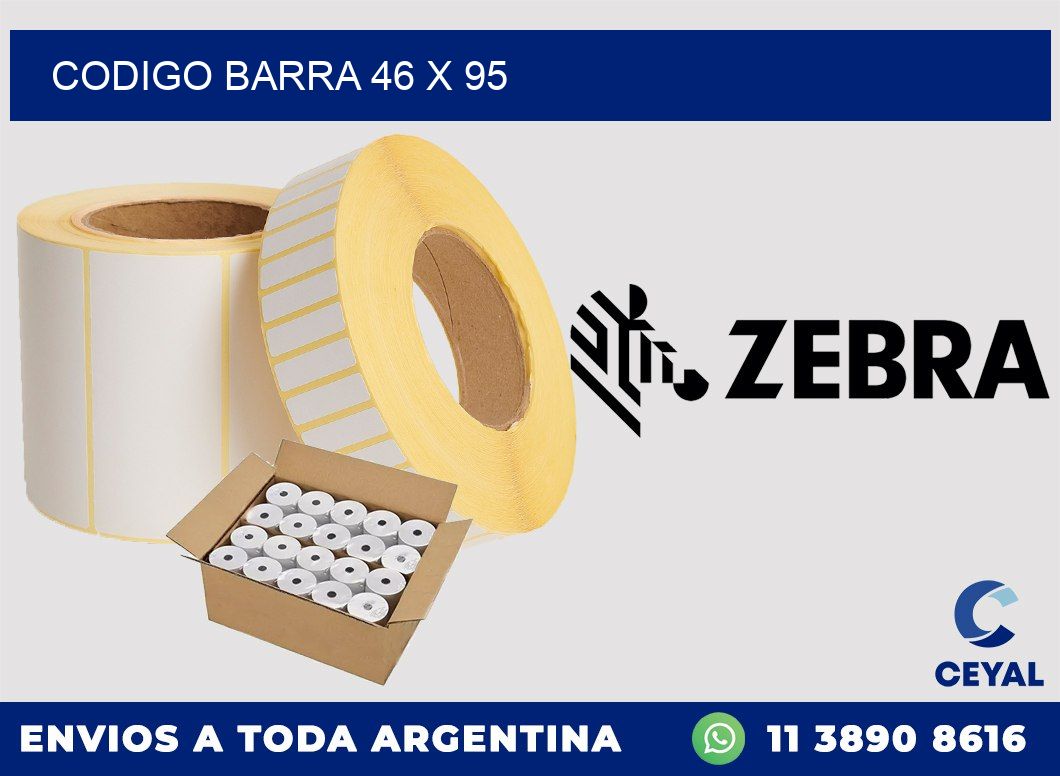 CODIGO BARRA 46 x 95