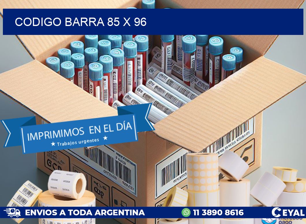 CODIGO BARRA 85 x 96