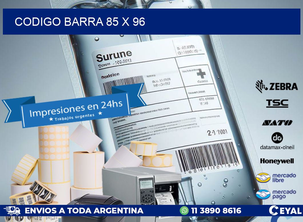 CODIGO BARRA 85 x 96