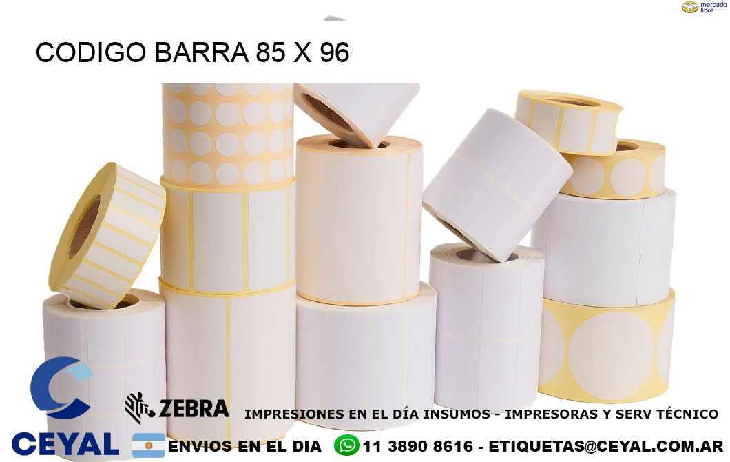 CODIGO BARRA 85 x 96