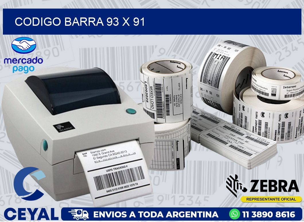 CODIGO BARRA 93 x 91