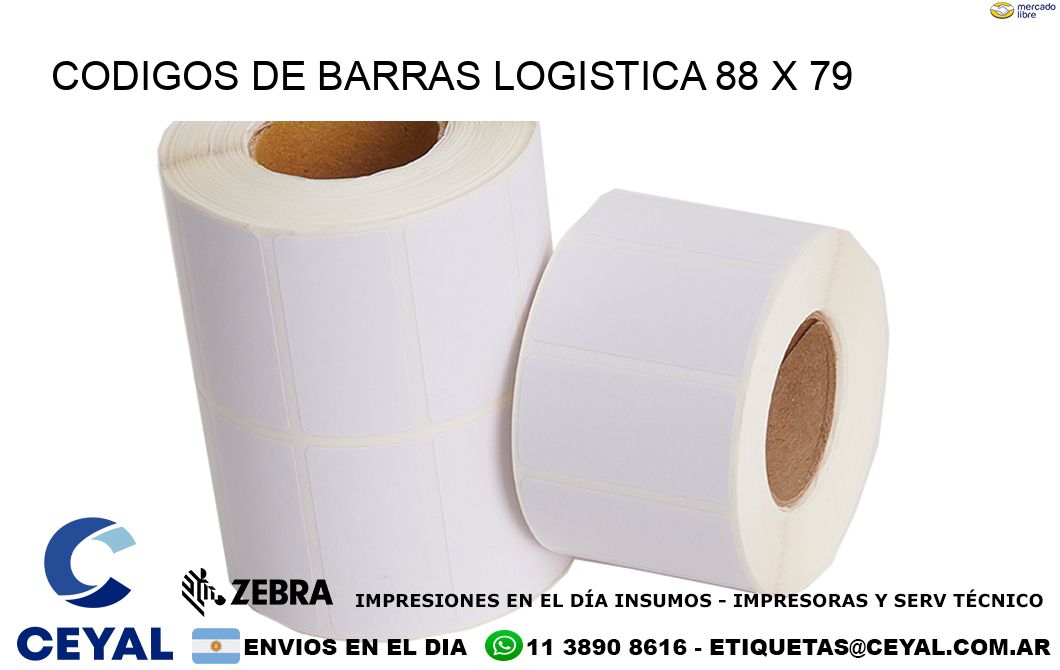 CODIGOS DE BARRAS LOGISTICA 88 x 79