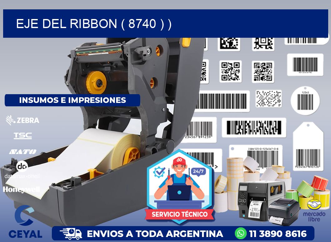 EJE DEL RIBBON ( 8740 ) )