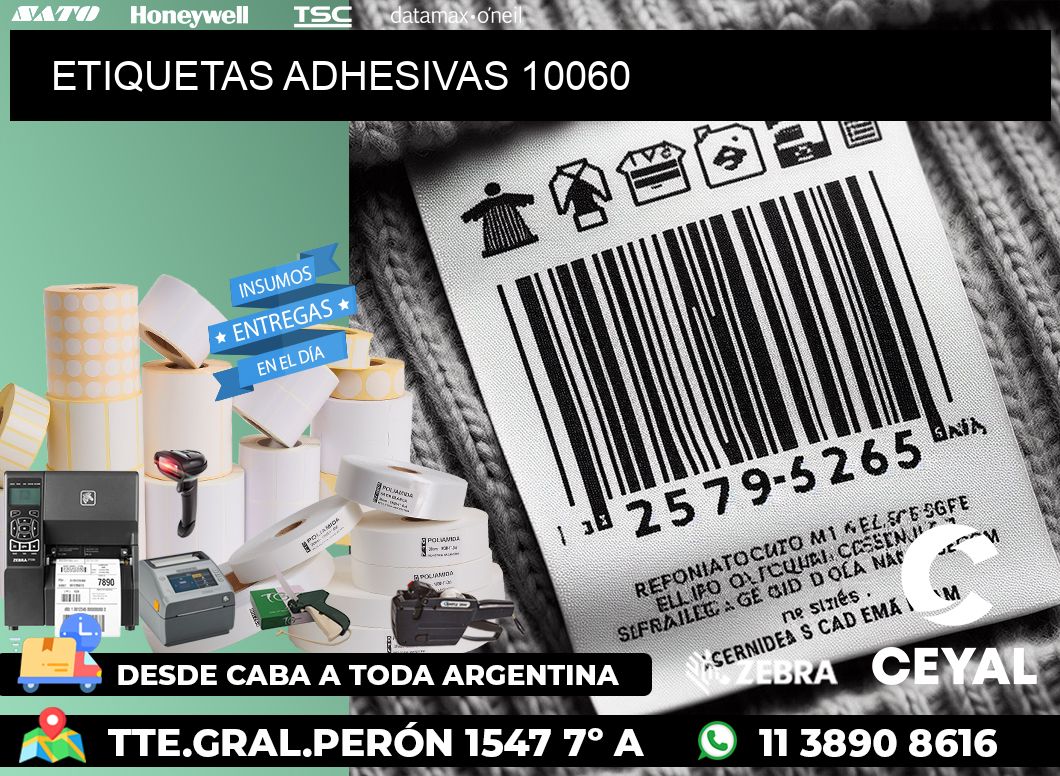 ETIQUETAS ADHESIVAS 10060