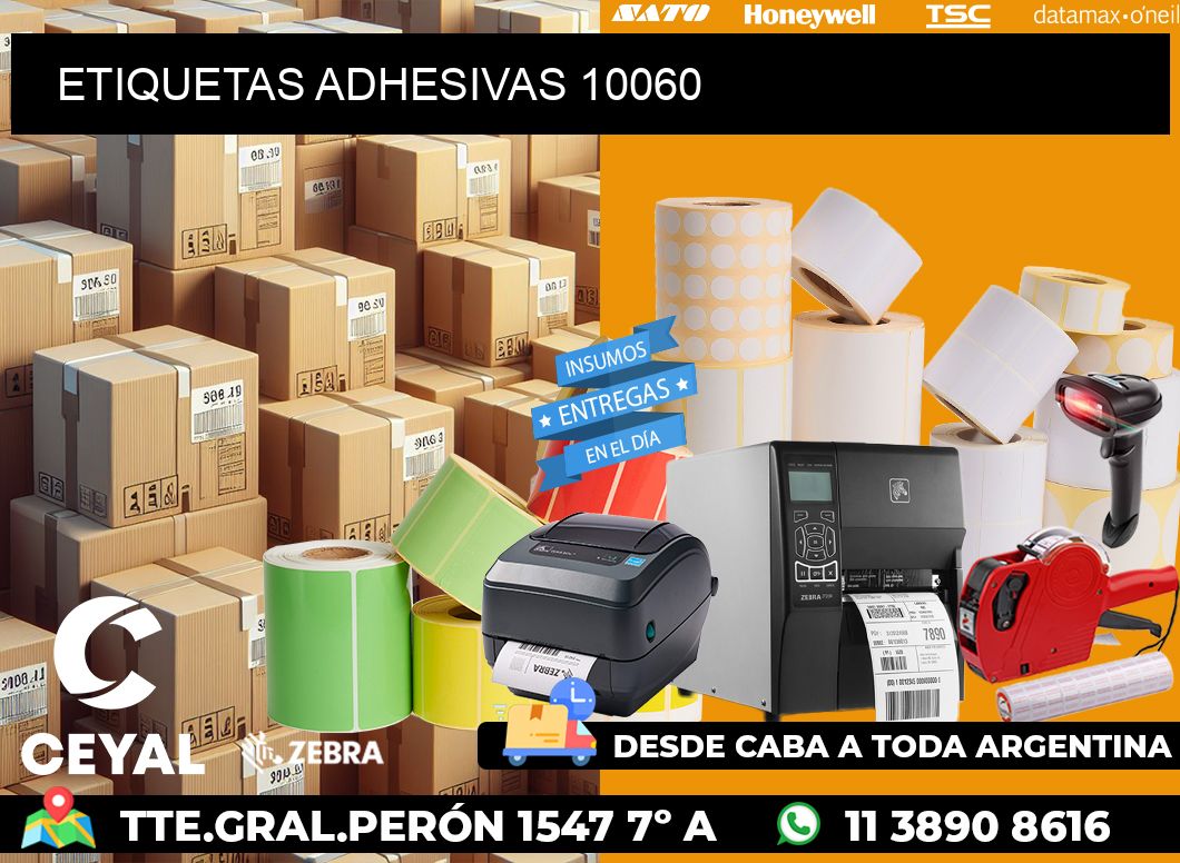 ETIQUETAS ADHESIVAS 10060