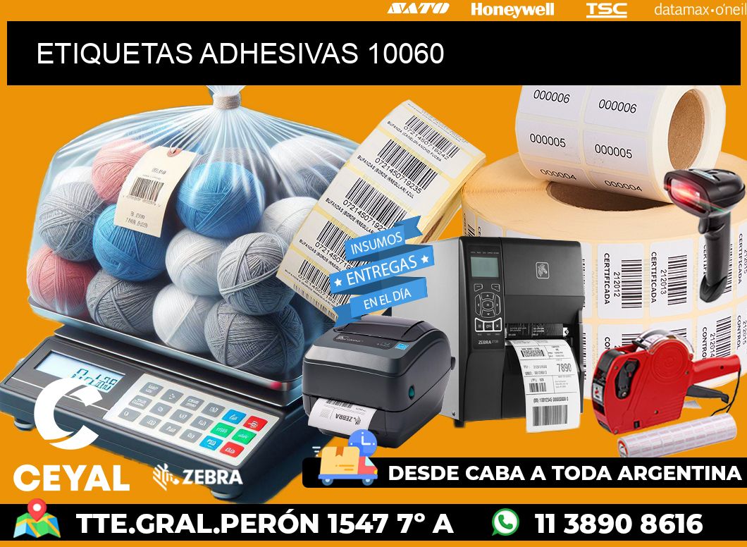 ETIQUETAS ADHESIVAS 10060