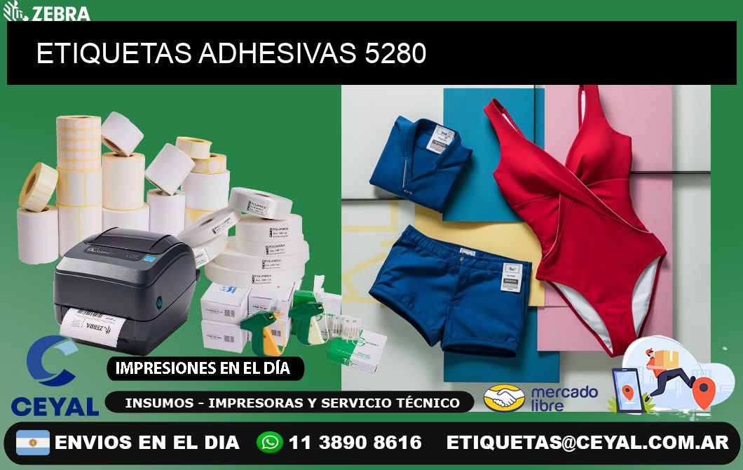 ETIQUETAS ADHESIVAS 5280