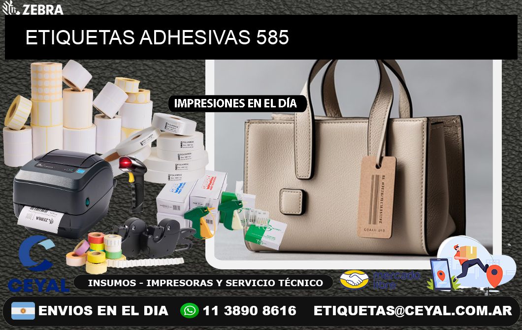 ETIQUETAS ADHESIVAS 585