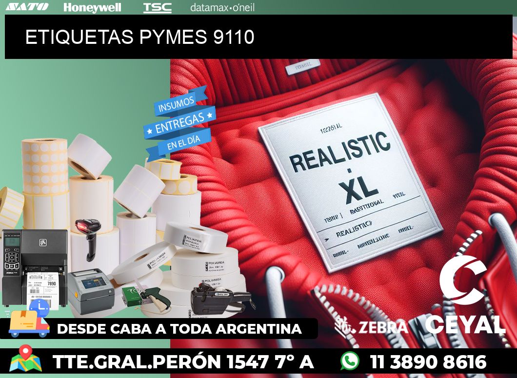 ETIQUETAS PYMES 9110