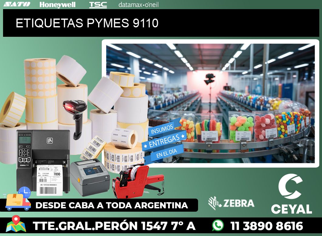 ETIQUETAS PYMES 9110