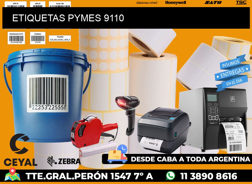 ETIQUETAS PYMES 9110