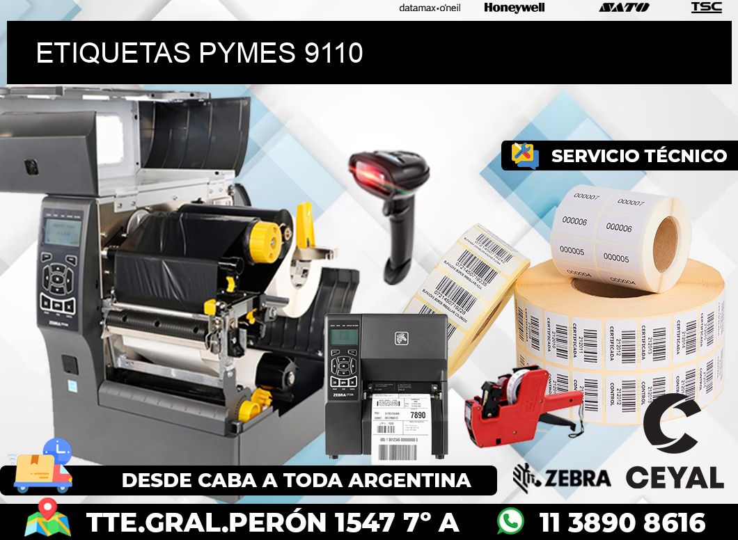 ETIQUETAS PYMES 9110