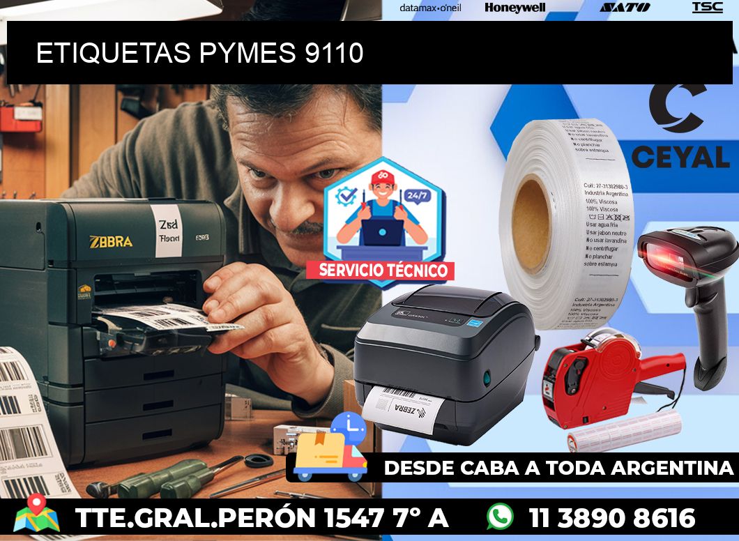 ETIQUETAS PYMES 9110