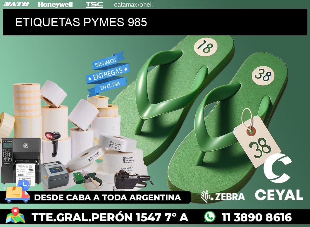 ETIQUETAS PYMES 985