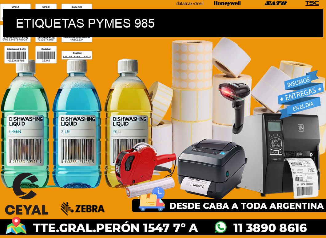 ETIQUETAS PYMES 985