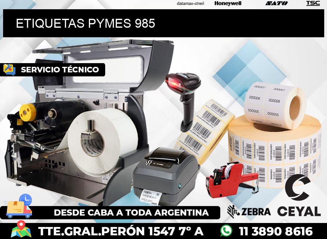 ETIQUETAS PYMES 985