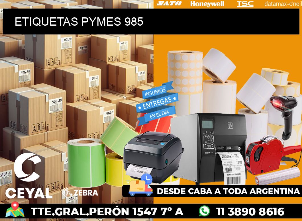 ETIQUETAS PYMES 985