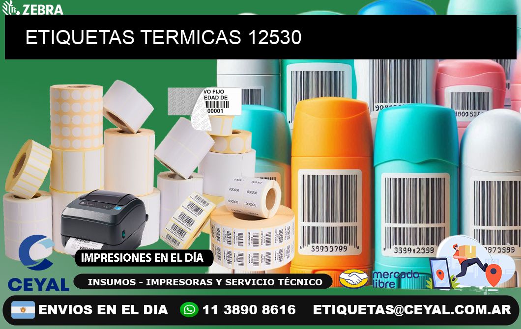 ETIQUETAS TERMICAS 12530