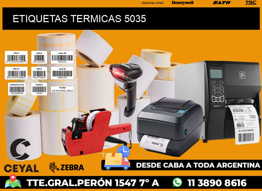 ETIQUETAS TERMICAS 5035