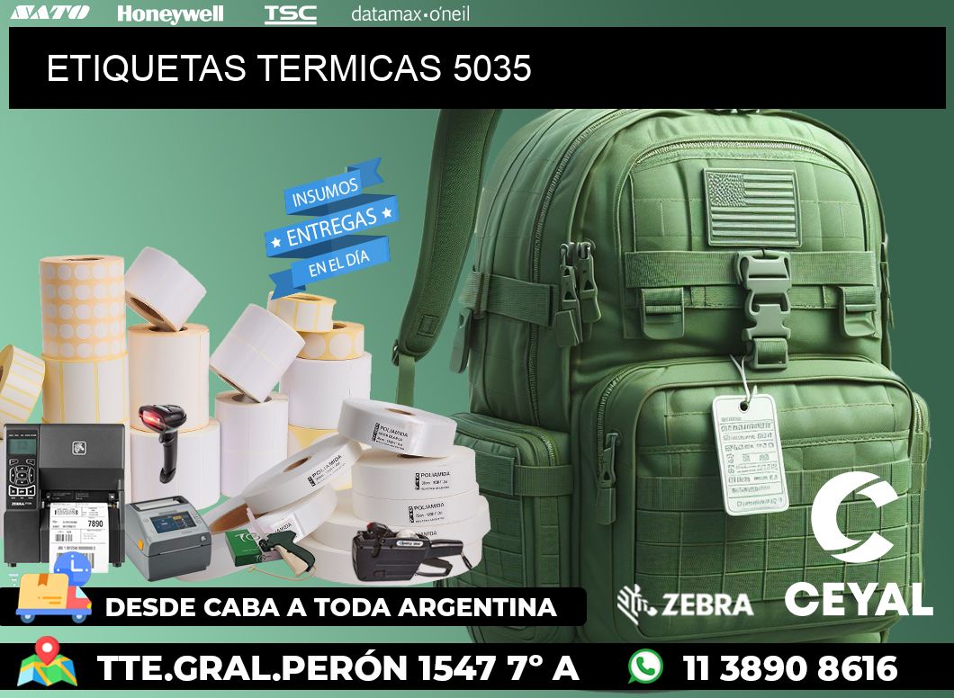 ETIQUETAS TERMICAS 5035