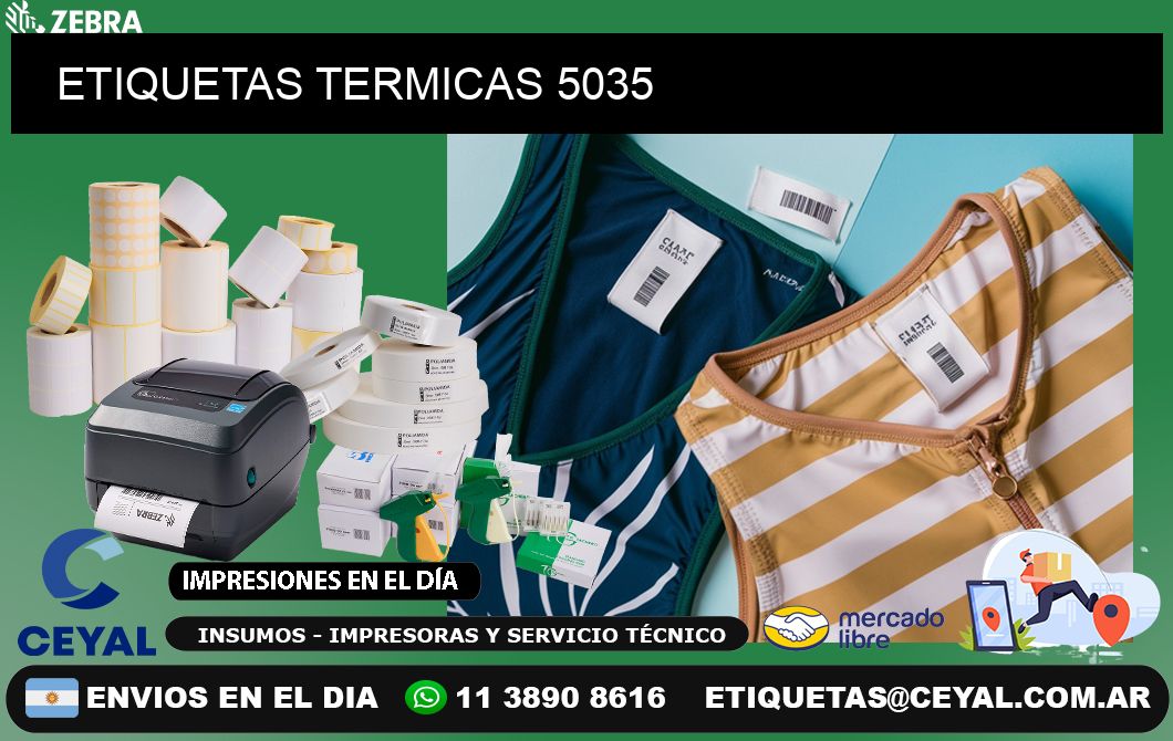 ETIQUETAS TERMICAS 5035