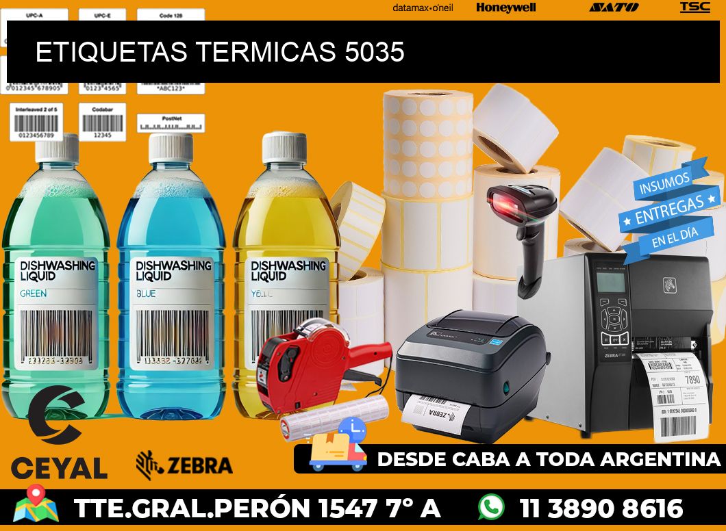 ETIQUETAS TERMICAS 5035