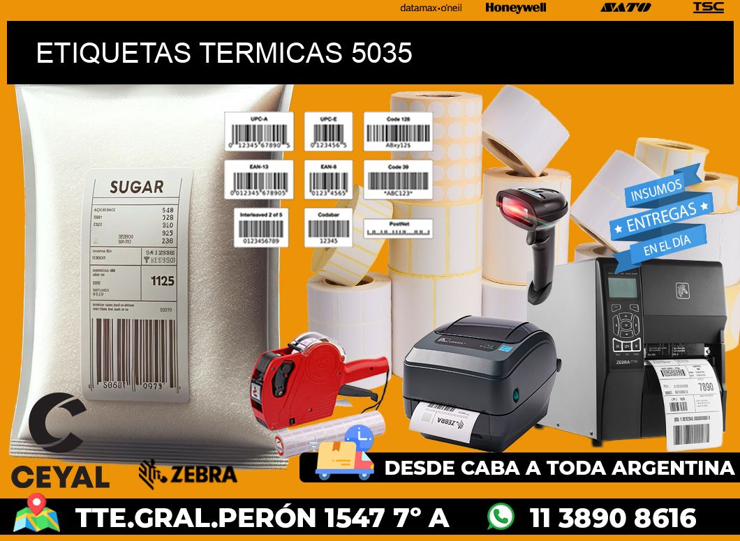 ETIQUETAS TERMICAS 5035