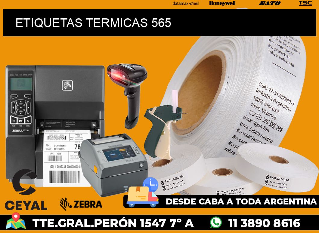 ETIQUETAS TERMICAS 565