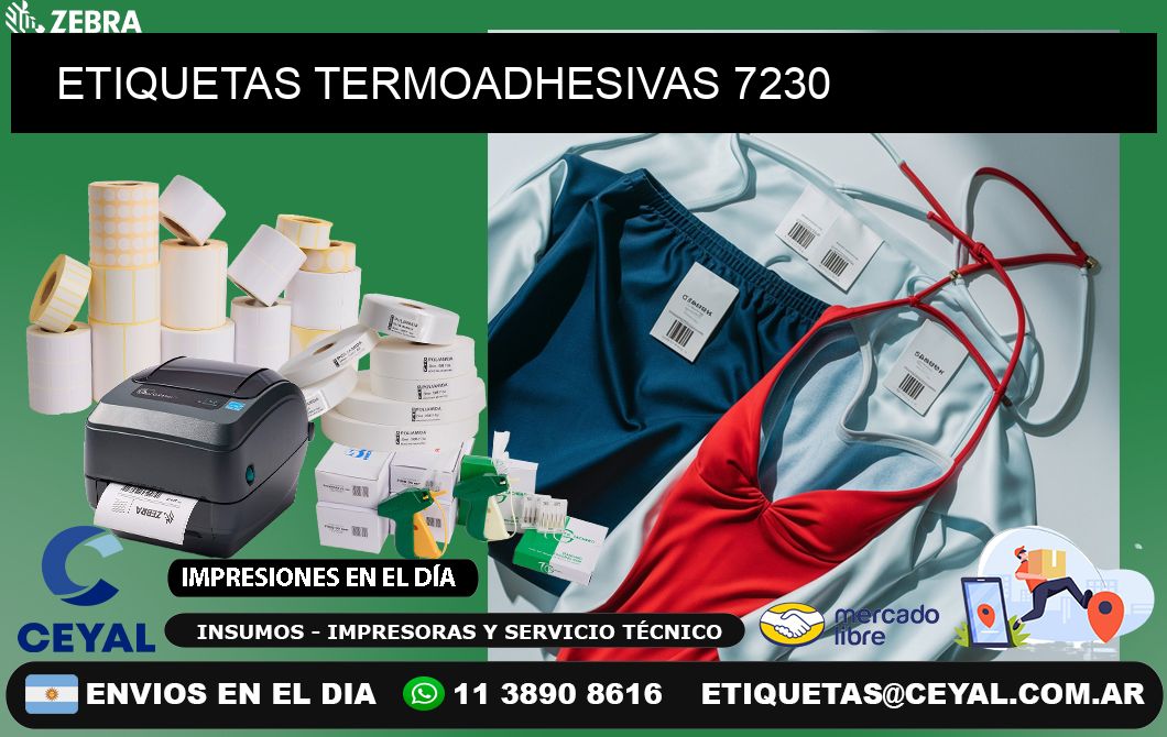 ETIQUETAS TERMOADHESIVAS 7230