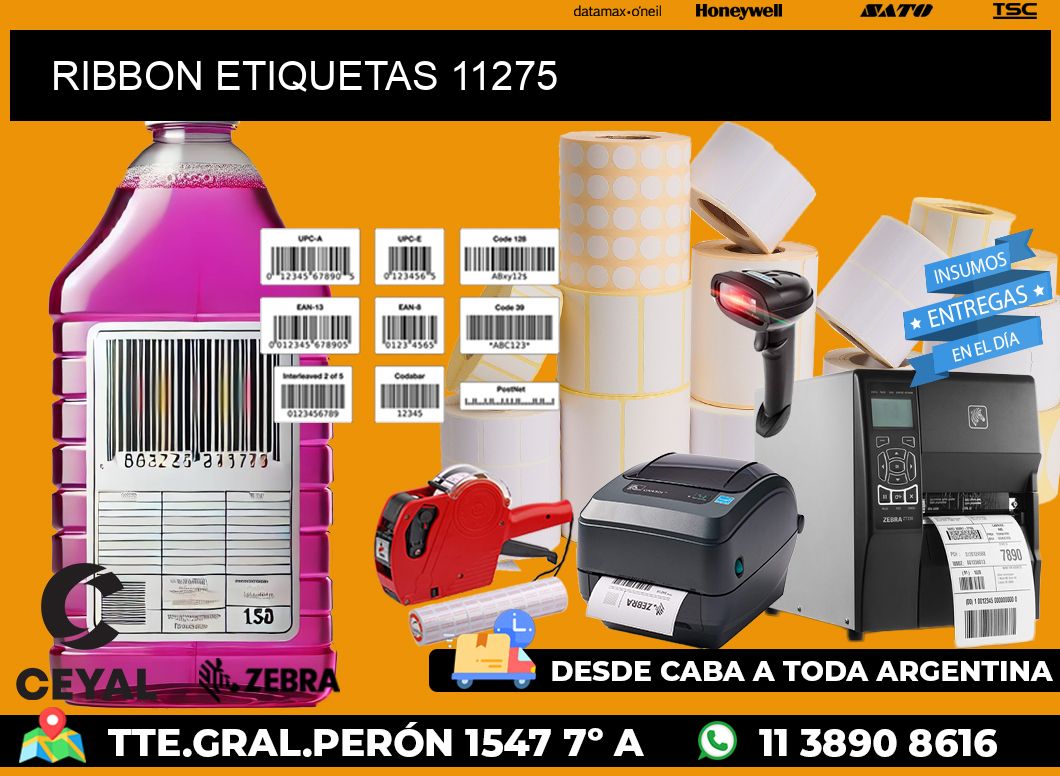 RIBBON ETIQUETAS 11275