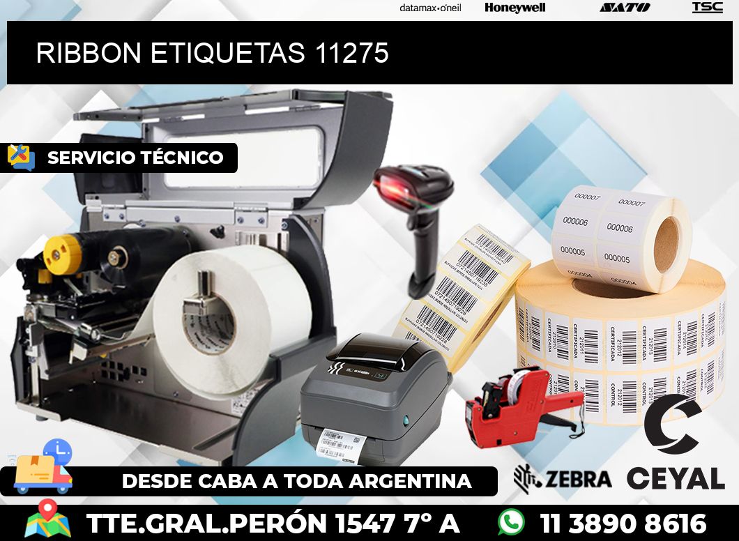 RIBBON ETIQUETAS 11275