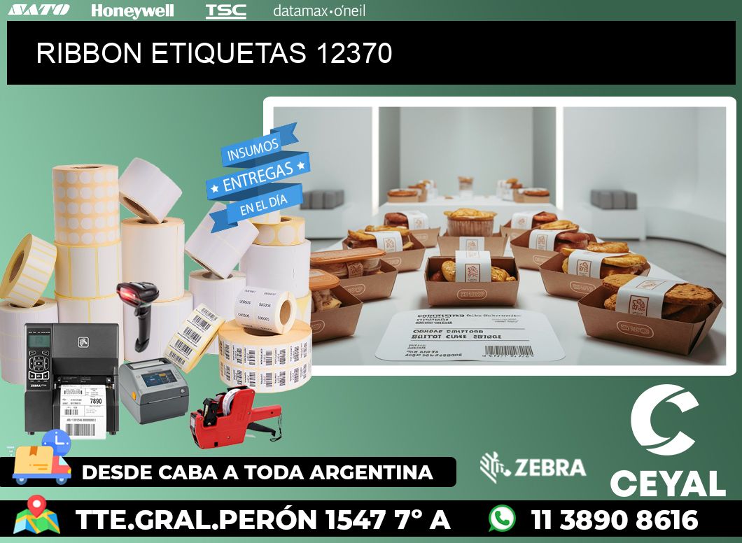 RIBBON ETIQUETAS 12370