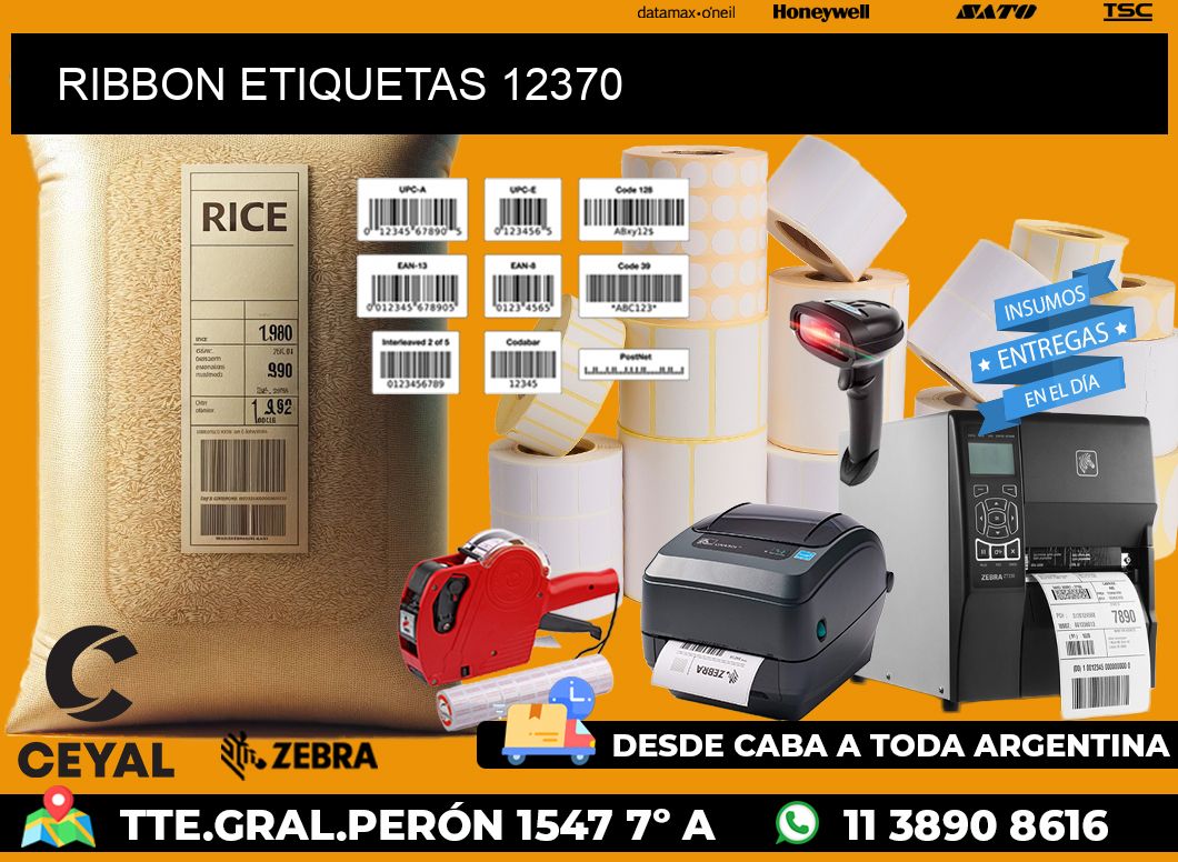 RIBBON ETIQUETAS 12370