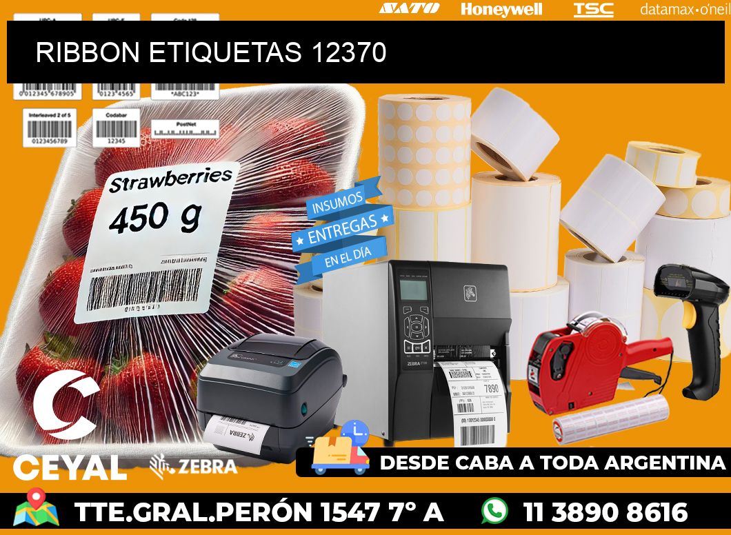 RIBBON ETIQUETAS 12370