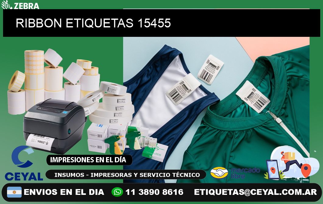 RIBBON ETIQUETAS 15455