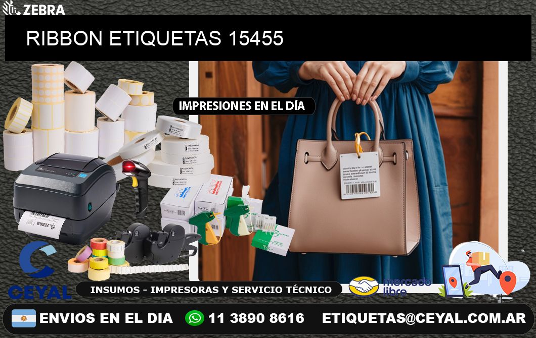 RIBBON ETIQUETAS 15455