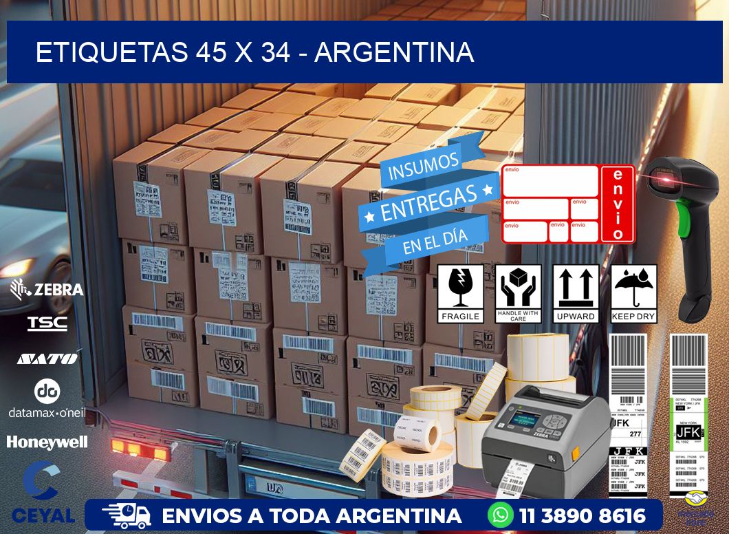 ETIQUETAS 45 x 34 - ARGENTINA