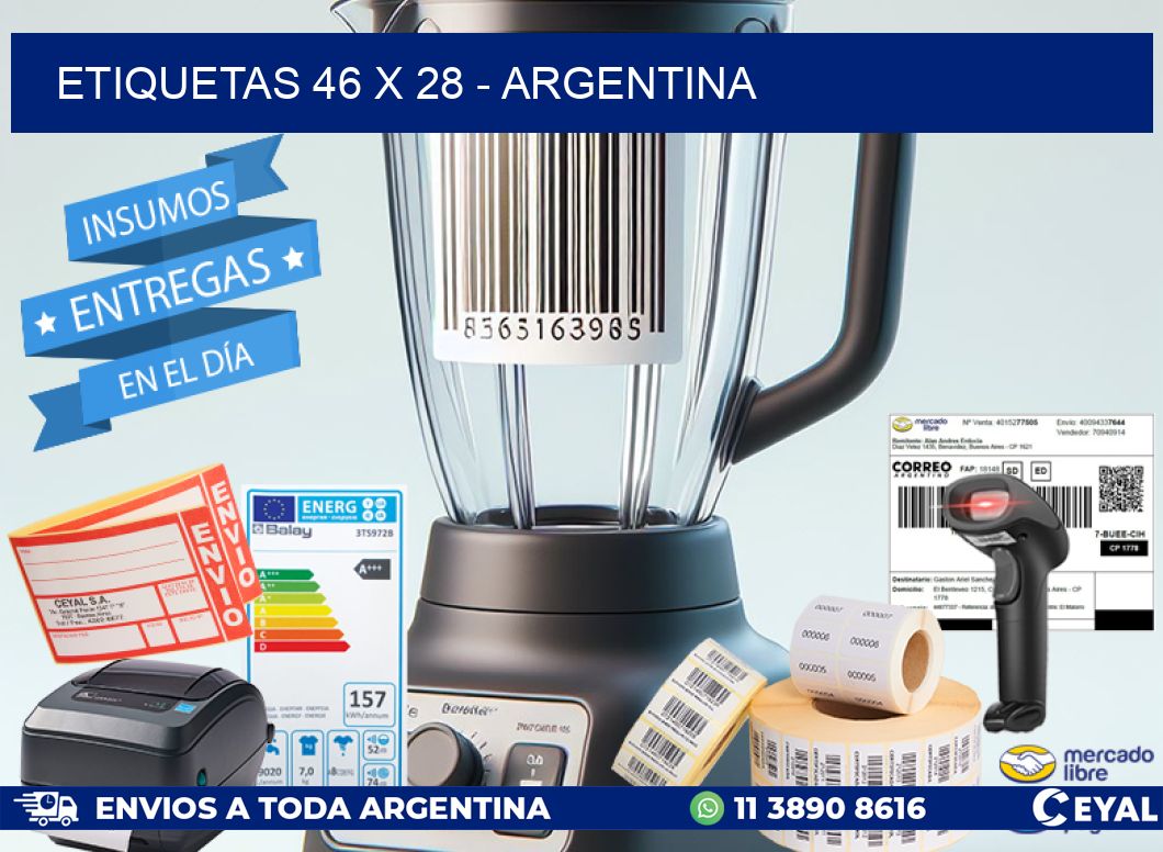 ETIQUETAS 46 x 28 - ARGENTINA