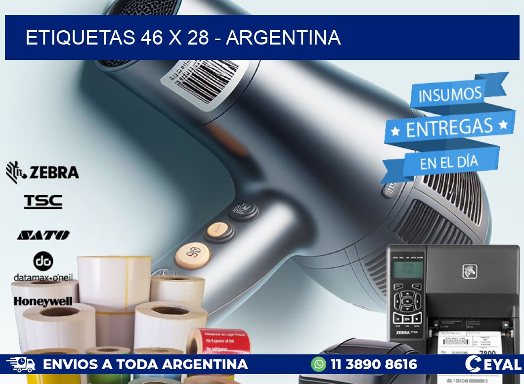 ETIQUETAS 46 x 28 - ARGENTINA