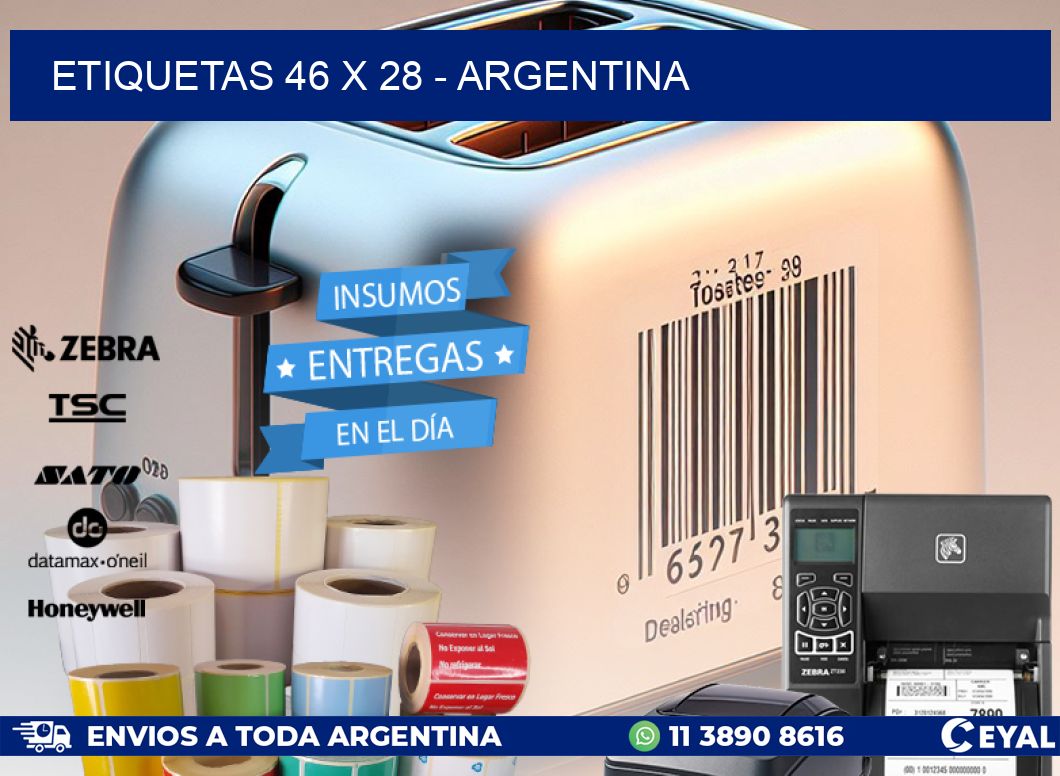 ETIQUETAS 46 x 28 - ARGENTINA