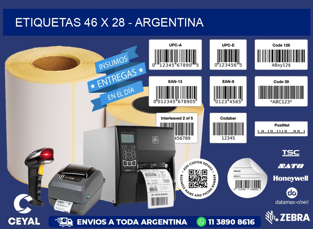 ETIQUETAS 46 x 28 - ARGENTINA