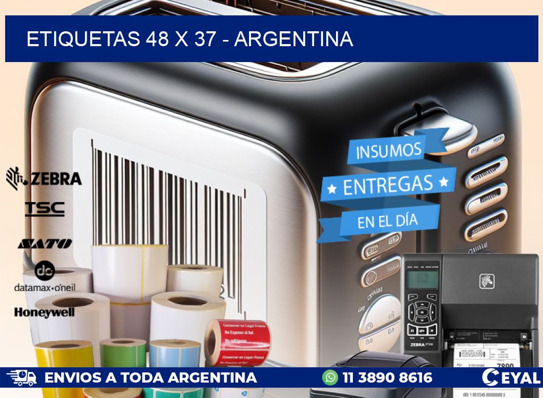 ETIQUETAS 48 x 37 - ARGENTINA