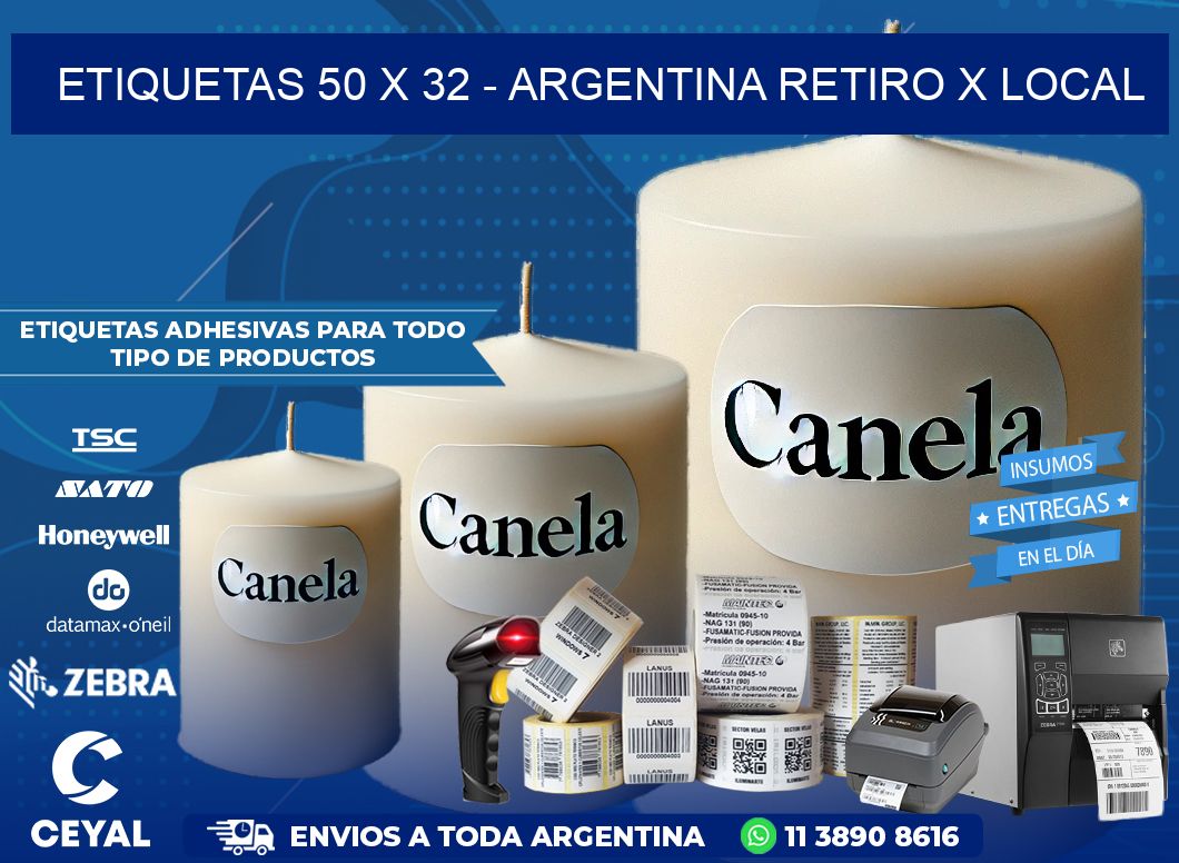 ETIQUETAS 50 x 32 – ARGENTINA RETIRO X LOCAL