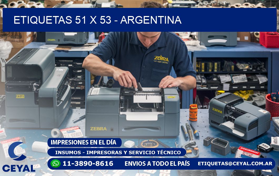 ETIQUETAS 51 x 53 - ARGENTINA